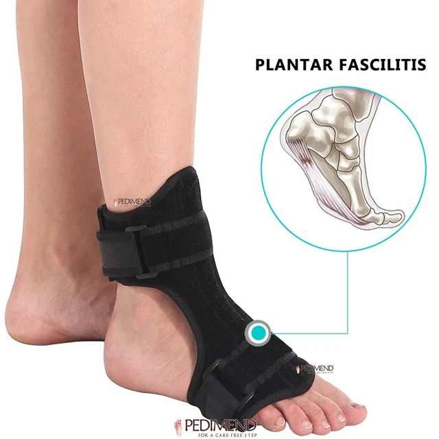 Pedimend Tropfenfußstütze verstellbare orthopädische Plantarfasziitis Nachtschiene - UK