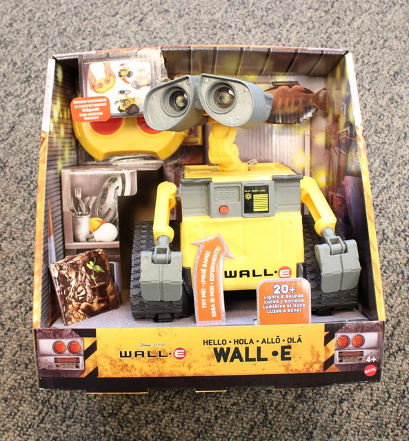 DISNEY PIXAR HELLO WALLE Remote Control Interactive Robot Toy w