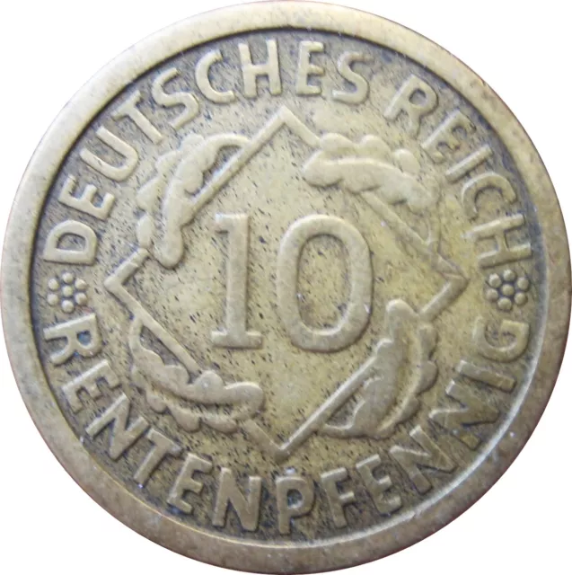 J309  10 Pfennig Weimar von 1923 G in SS   666 204