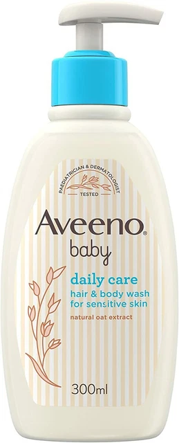 Aveeno Baby Daily Care Hair And Body Wash 300ml for Dry and Sensitive Skin