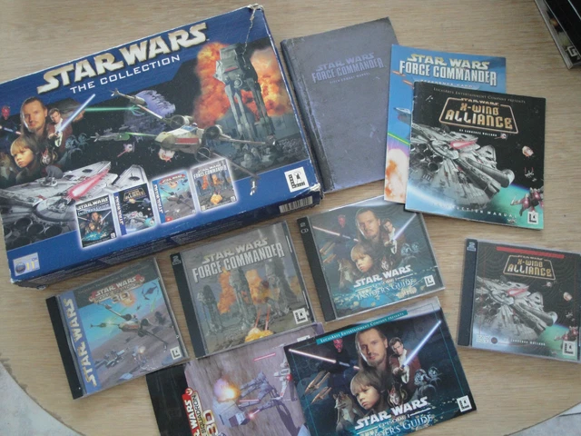 Jeu PC Star Wars Force Commander – Big Box Vintage (bon état)