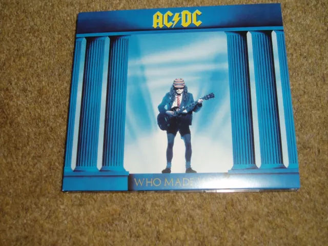 AC/DC - WHO MADE WHO DIGIPACK CD Album  BRAND NEW