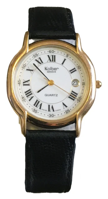 KOLBER GENEVE CLASSIC Men's Wristwatch [P5-K8099] 18K Gold