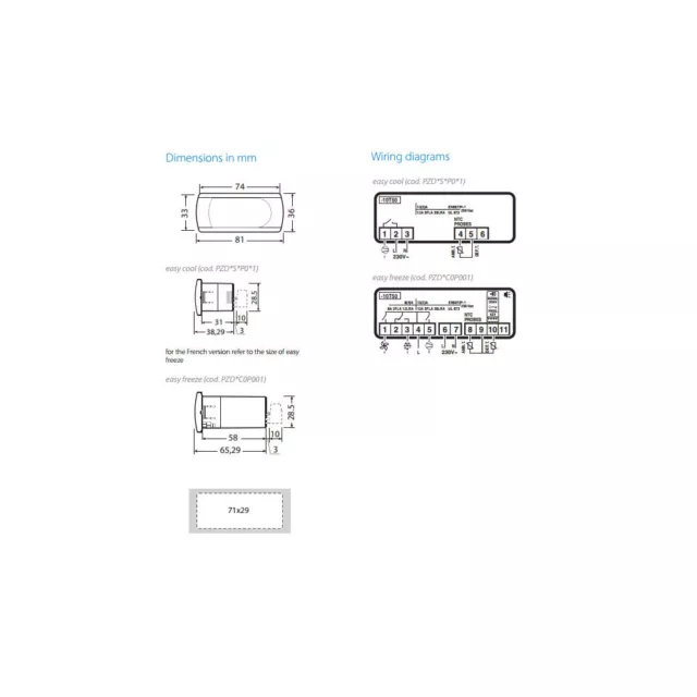 Carel elektronischer Controller Easy Cool digitaler Temperaturregler 2