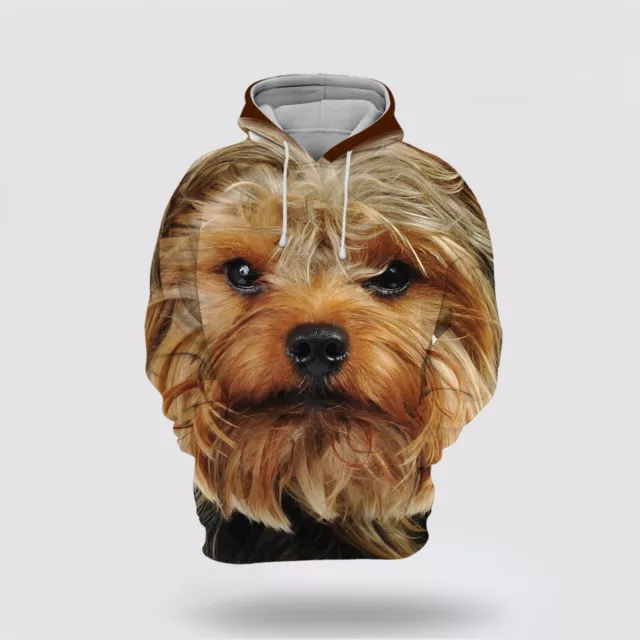 Yorkshire Terrier Yorkie Face Is So Cute All Over Print Hoodie Shirt