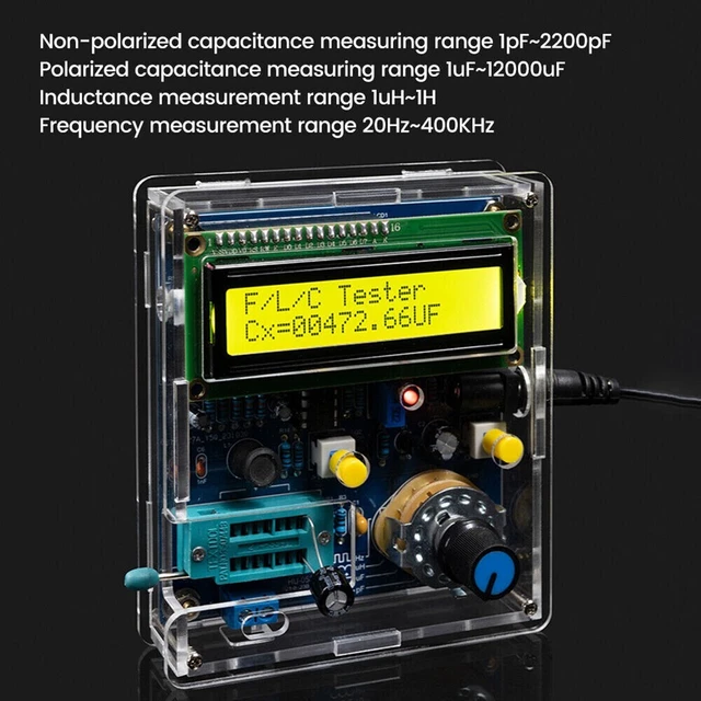 Testeur De Capacité Numérique TES-1500 - Mesure Jusqu'à 20mF (20000µF), Neuf, Livraison Rapide, Fabriqué à Taïwan