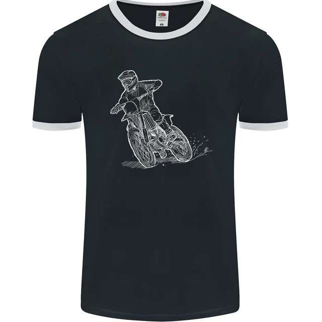 T-shirt Homme Evolution Du Motocross - Design Fun, Thème Moto Tout-terrain - Tailles S à 5XL - Cadeau Pour Motard - 7