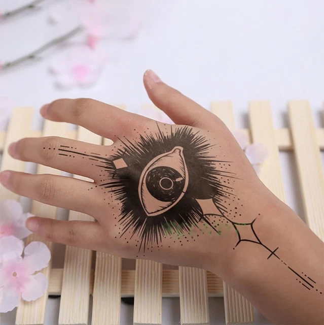 TEMPORÄRES TATTOO MUSTER Auge Wings Wasserfest Herz Blumen Schleife