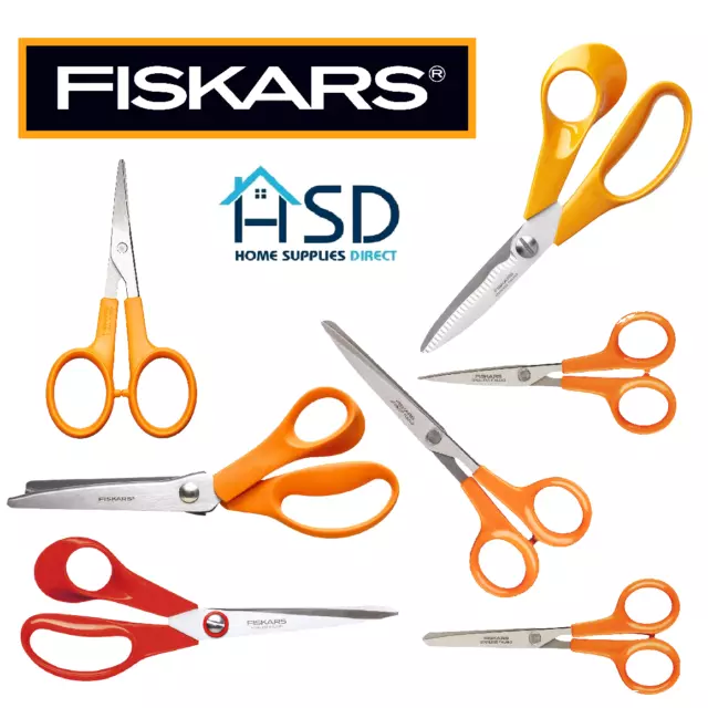 FISKARS Scissors Classic PREMIUM Quality Fabric Tailors Shears General Purpose