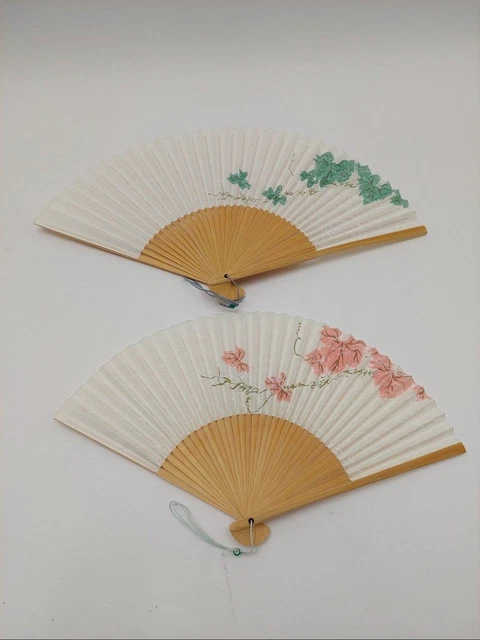 Set Of 2 Oriental Fans