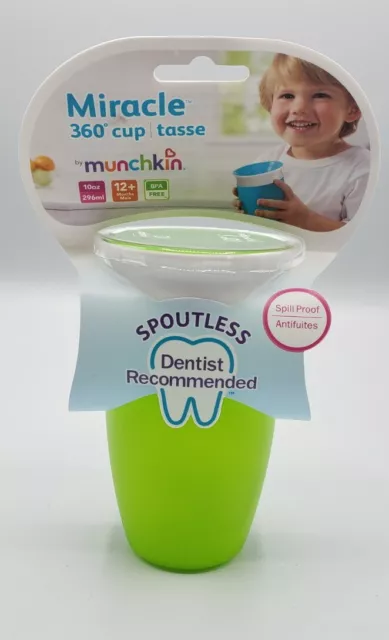 Munchkin Miracle 360 Sippy Cup Green Spoutless