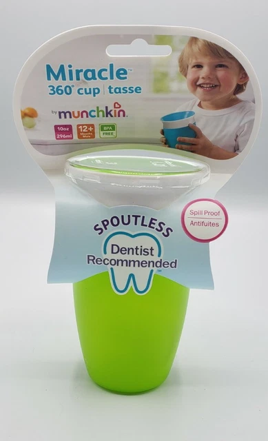 Munchkin Miracle 360 Sippy Cup Green Spoutless