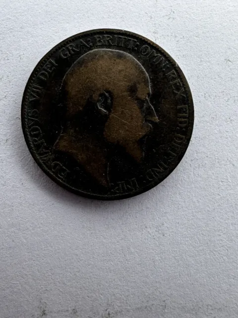 King Edward VII  1903 -  Half Penny Coin