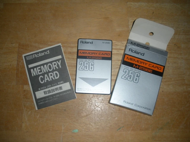 Roland Memory Card M-256E 256gb（☆Roland Memory CARD M-512E
