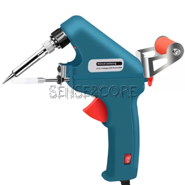 Electric Auto Soldering Iron Gun Kit Handheld Wire Welding Tool 60W 480℃ US/EU 2