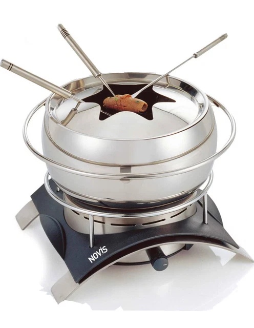 Set fonduta svizzera Novis piatto caldo elettrico cioccolato cioccolato Svizzera