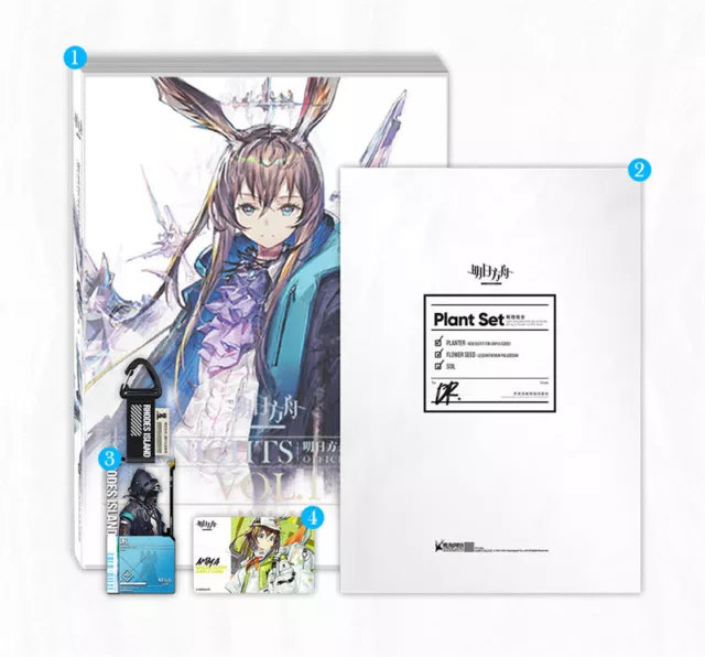 Official Arknights Vol.1 Illustration Collection Artwork Painting Book Gift