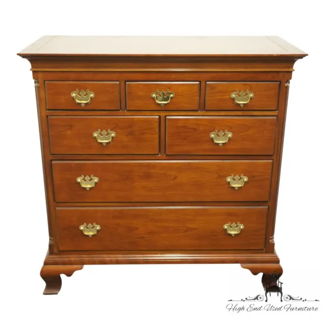 CENTURY FURNITURE Solid Cherry Traditional Style 44" Gentleman's Chest of Dra...