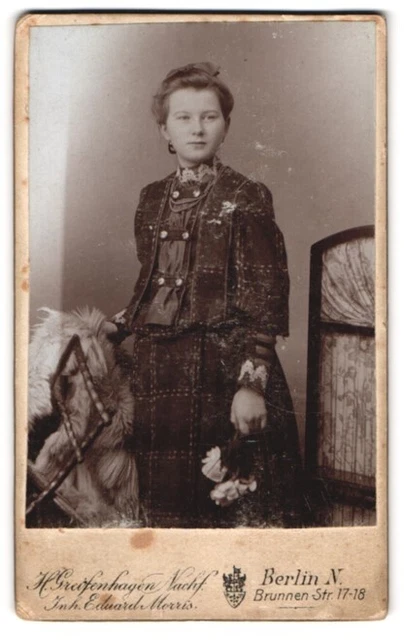 Fotografie H. Greifenhagen Nachf., Berlin, Brunnen-Str. 17-18, Portrait junge F