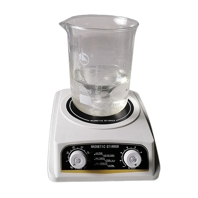 Electric Lab Magnetic Stirrer 2200RPM Adjustable Speed Lab Mixer Max 1000ML New