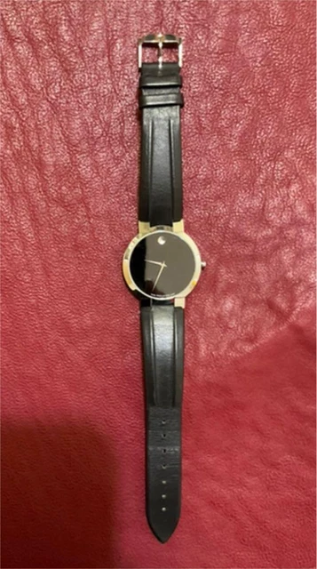 Orologio da uomo movado orologio museo 35 mm quarzo nero 3