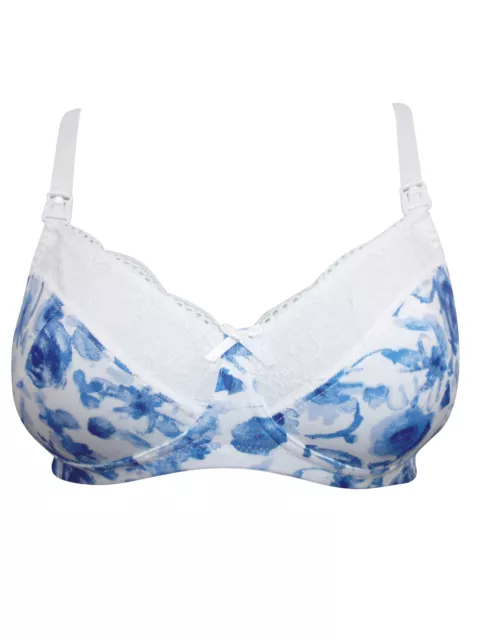 EX-MOTHERCARE BLOOMING MARVELLOUS Blue Floral Nursing/Maternity