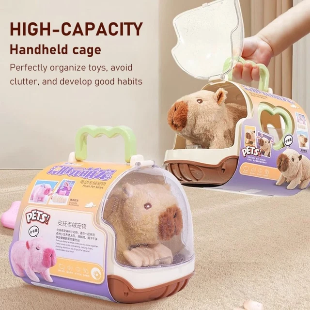 Hbbgdiy Puppenautositz – Weicher Plüschsitz Mit Sicherheitsgurt & Lüftungsgitter-Clip