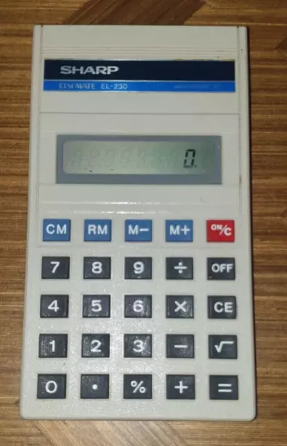 Sharp Elsi Mate EL-230 Calculator *FREE POSTAGE*