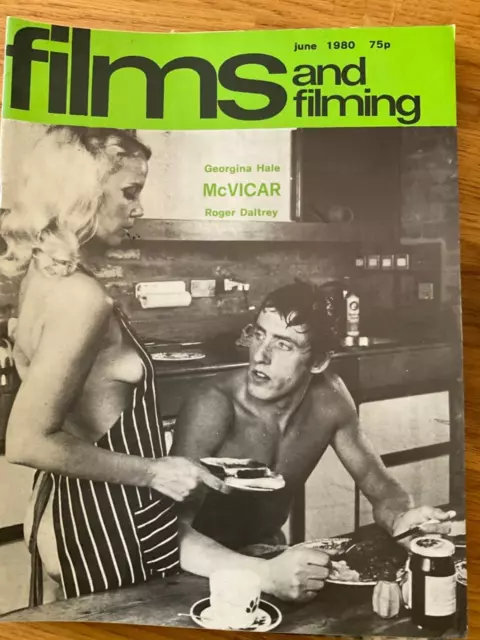 FILMS AND FILMING MAGAZINE 1980 June ROGER DALTREY and GEORGINA HALE COVER