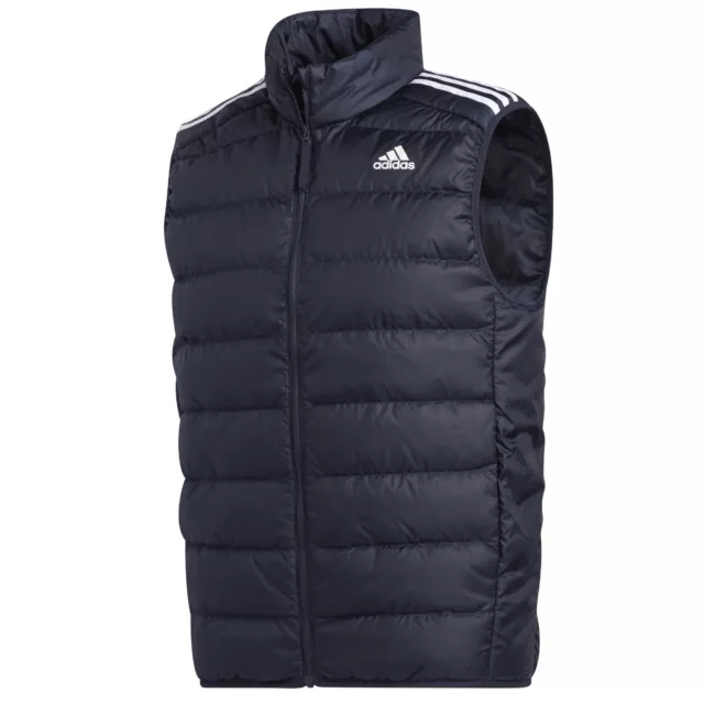 adidas Daunen Steppweste Weste Bodywarmer Herren Männer blau