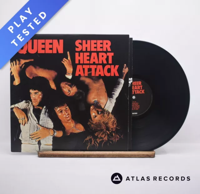 Queen Sheer Heart Attack 180G Insert Reissue LP Album Vinyl Record - EX/VG+