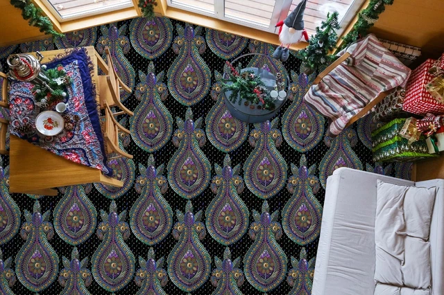 Autocollant Mural 3D Effet Bois Fissuré - Décoratif, Amovible, Modèle M6740 Romy