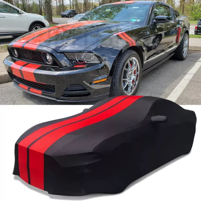 SATIN STRETCH INDOOR Custom Car Cover Dustproof for Ford Mustang