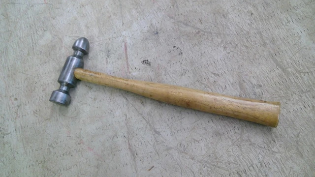 Vintage Small Metal Jewelers Machinist Ball Peen Hammer 12 oz