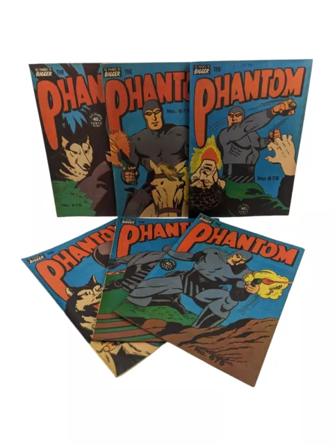 Phantom comic 670 - 679 Australian edition Frew 1979 comics Bulk Lot Bundle