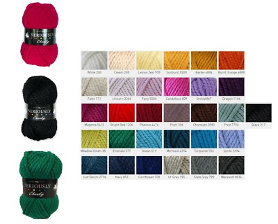 Cygnet Seriously Chunky Imprimé 902 Colibri 100g Fil Laine 