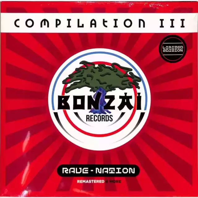 Various Artists / BONZAI COMPILATION III - RAVE NATION (2LP, BLUE COLOURED VINY