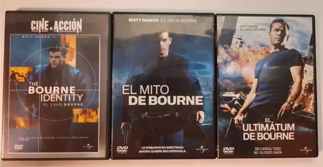 Pelicula Dvd Pack Trilogia Bourne 1+2+3