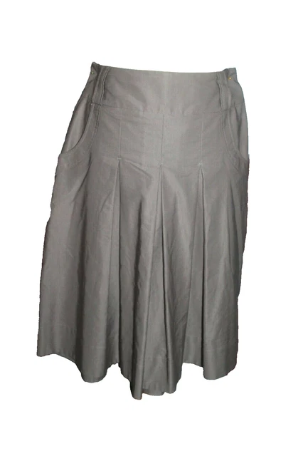 Jupe Mi-longue Camaïeu – Motif Fleurs Noir – Taille 36 – Très Bon état