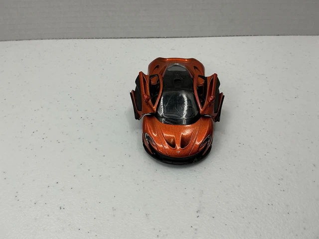 Kinsmart McLaren P1 Blue Yellow 1/36 Opening
