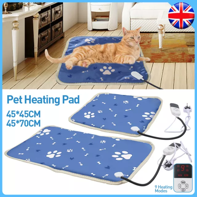 Pet Heating Pad Cat Dog Electric Heat Mat Heated Bed Dog Puppy Whelping Pads 9 M