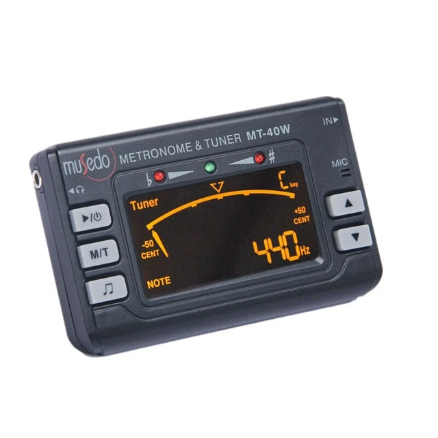 mt90r) Guitare Métronome Tuner Rechargeable Violon Basse Précis Clip