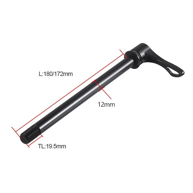 Asse Passante In Carbonio Per Bici: Anteriore 12x113mm E Posteriore 12x158mm, Filetto 1.0mm, Compatibile Specialized SL8