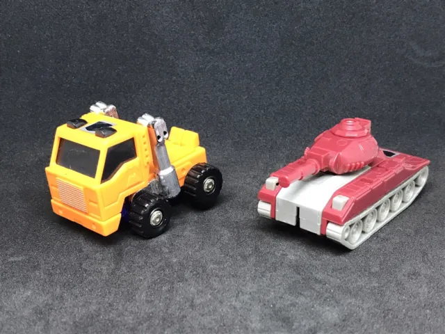 Transformers G1 Takara Hasbro Mini Tank Warpath Huffer Semi Truck 1984