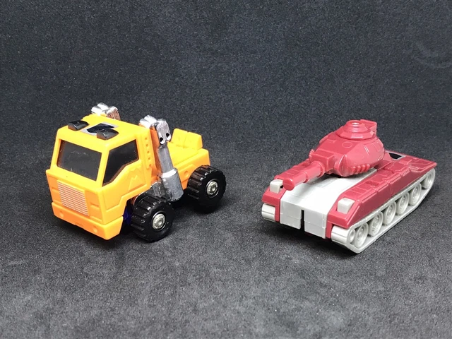 Transformers G1 Takara Hasbro Mini Tank Warpath Huffer Semi Truck 1984