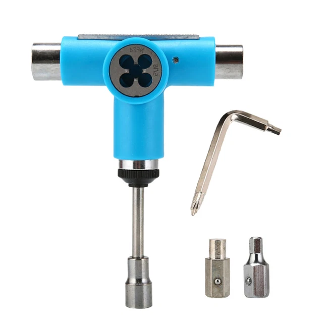 All-In-One Multifunctional Portable T-tool Skate Tools Set Skateboard Tool for
