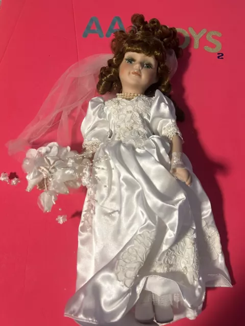 Heritage Signature Collection porcelain doll Wedding  Bride
