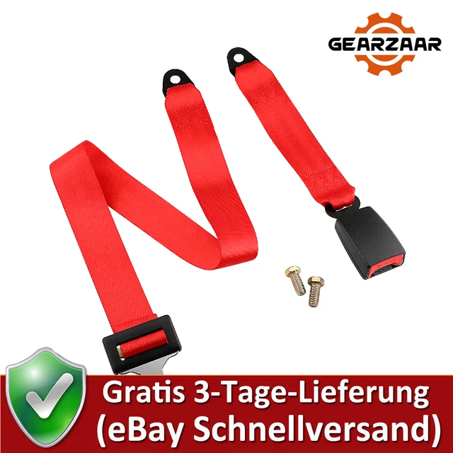 Ejoyous Sicherheitsgurt Traktor - 2 Punkt Beckengurt Verstellbar Bis 104cm