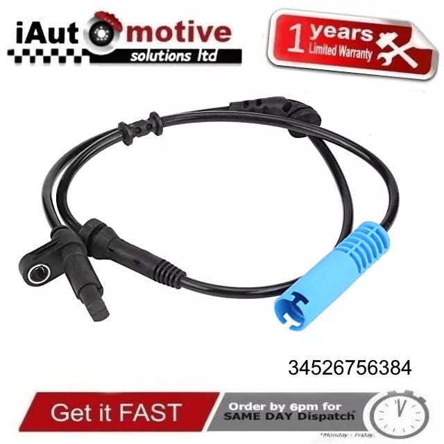 Bmw Mini One Cooper S Front Left Right ABS Speed Sensor R50 R52 R53 34526756384