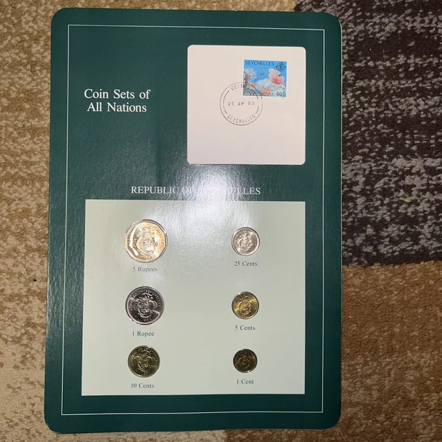 FRANKLIN MINT Coin Sets Of All Nations Volume 1 (PRC Yuan 5,2,1 + Info Cards) 7